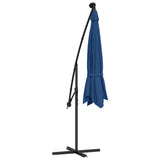 Cantilever Garden Parasol Azure Polyester fabric, Steel pole 47137