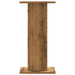 ZNTS Speaker Stands 2 pcs Artisian Oak 30x30x60 cm Engineered Wood 852662