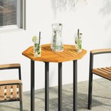 Table Top 60x60x2 cm Octagonal Solid Wood Acacia 4004260