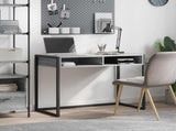 Desk with Storage Grey Sonoma 100 x 50 x 75 cm Engineered Wood 886477