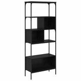 Bookcase Black Oak 76 x 33 x 188.5 cm Engineered Wood 882988