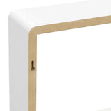 323952 Wall Cube Shelves 3 pcs White MDF