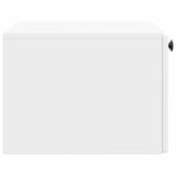 Wall-Mounted TV Cabinet 59.5 x 41 x 30 cm High Gloss White 899189