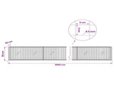 Gabion with 5 mm Wire and 5x5 cm Mesh 1000x20x50 cm 3464054