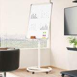 Magnetic Whiteboard Grey and White 62 x 62.5 x 197 cm EPS 42019278