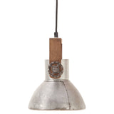 Industrial Hanging Lamp 25 W Silver Round 19 cm E27 320531