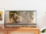 Terrarium with Storage Transparent 40 x 30 x 30 cm Glass 42020389