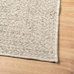ZNTS Rug ZIZUR Cream 80x150 cm Jute Look Indoor and Outdoor 4010359