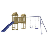 Outdoor Playset Pinewood Treated for durability Large Playset 3155827