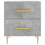 Bedside Cabinet Concrete Grey 40x35x47.5 cm Engineered Wood 827284