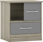 ZNTS Nevada Sliding Door Bedside 100-103-082