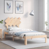 Bed Frame without Mattress 90x200 cm Solid Wood Pine 3193711