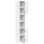 Bathroom Cabinet White 30x30x183.5 cm Engineered Wood 802597