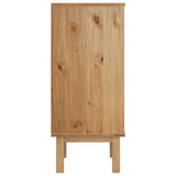 Chest of Drawers OTTA Black 45 x 39 x 90 cm Solid Pine Wood 42041749