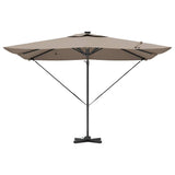 Umbrella Taupe 286 x 284 x 270 cm Aluminium and Polyester 42003322