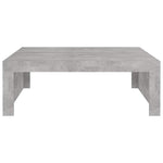 Coffee Table Concrete Grey 100x100x35 cm Engineered Wood 808571