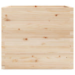 ZNTS Garden Planter 80x80x72 cm Solid Wood Pine 3282624