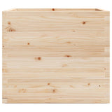 ZNTS Garden Planter 80x80x72 cm Solid Wood Pine 3282624