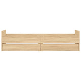Bed Frame Sonoma oak Engineered wood Small Single Storage 3207387