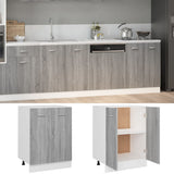 Bottom Cabinet Lyon Grey Sonoma 60x46x81.5 cm Engineered Wood 815562