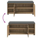 Hall Bench Artisan Oak 100 x 38 x 46 cm 891519