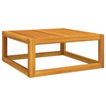 ZNTS Coffee Table 68x68x29 cm Solid Acacia Wood 360024