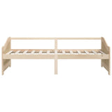 Day Bed Natural Pine Solid pinewood 90x200 cm 322164