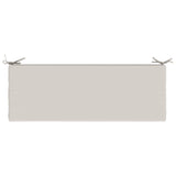 2-Piece Bench Cushions SOEST 2 pcs 100% Polyester White 949725