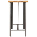 ZNTS Bar Table Solid Reclaimed Teak 120x58x106 cm 245804