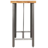 ZNTS Bar Table Solid Reclaimed Teak 120x58x106 cm 245804