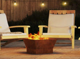 Fire Bowl Brown 40 x 40 x 35 cm Weathering Steel 858909