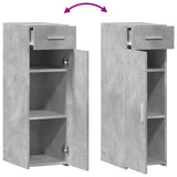 Sideboard Concrete Grey 30x42.5x93 cm Engineered Wood 846274