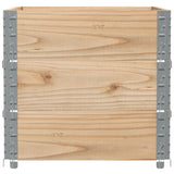 Pallet Collars 3 pcs 80x60 cm Solid Wood Pine 3295362