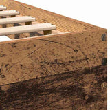 Bed Frame Old Wood 203 x 104 x 70 cm Engineered Wood 3376050