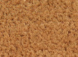 Door Mat Natural Half Round 60x90 cm Tufted Coir 155603