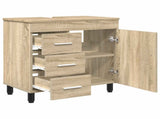 Bathroom Vanity Unit Sonoma Oak 60 x 35 x 60 cm Engineered Wood 889377