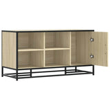 Shoe Bench Sonoma Oak 100x40x53.5 cm Engineered Wood and Metal 849215