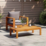 Garden Chair with Cushions Solid Wood Acacia 367627