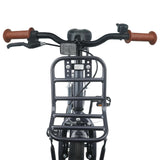 Kids Bike 22 Inches for 7-12 Years Old Dark Grey 42009294