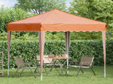 Pop-up Party Tent 195 x 195 x 245 cm Orange Oxford Fabric 42019723