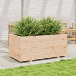 ZNTS Garden Planter 110x60x49.5 cm Solid Wood Pine 3282569