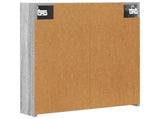 Bathroom Mirror Cabinet Grey Sonoma 60 x 14.5 x 70 cm 889060