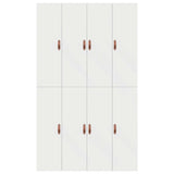 Storage Bed Frame White 120 x 190 cm Engineered Wood 3335421