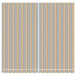 ZNTS Replacement Fabric for Awning Multicolour Stripe 4x3.5 m 367727