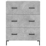 Highboard Concrete Grey 69.5x34x180 cm Engineered Wood 3189385