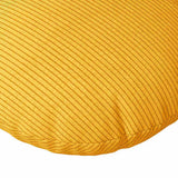 Seat Cushions 2 pcs Light Yellow 80 cm Corduroy Fabric 42014266