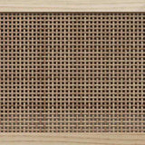 TV Cabinet Brown 105x30x40 cm Solid Wood Pine&Natural Rattan 345617