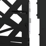 Garden Gate Black 100x100 cm Steel Light Design 4100949