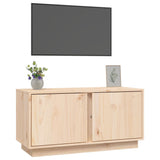 TV Cabinet 80x35x40.5 cm Solid Wood Pine 814469