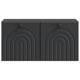Wall-Mounted TV Cabinet Black 59.5 x 31 x 30 cm Engineered Wood 898196